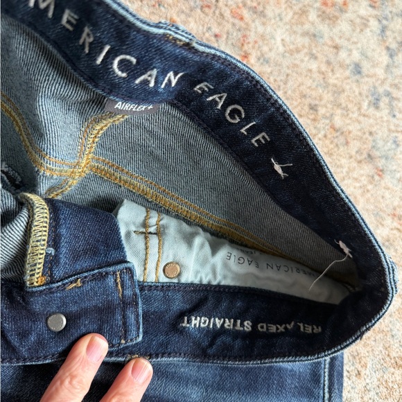 American Eagle AE Airflex+ Relaxed Straight Men’s Jeans 26x30 - Picture 4 of 5